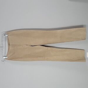 Bebe Beige Suede Leather Pants  Y2K
